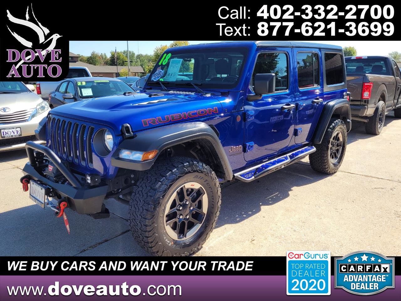 Used 2018 Jeep Wrangler Unlimited Rubicon
