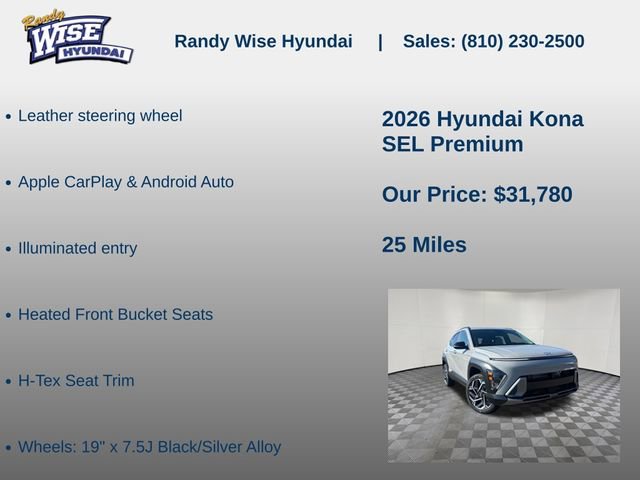 New 2026 Hyundai Kona SEL Premium AWD/4WD image 15