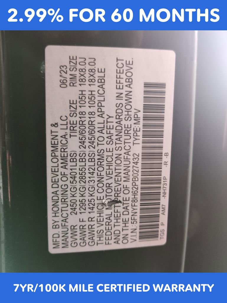 Certified 2023 Honda Passport TrailSport image 30