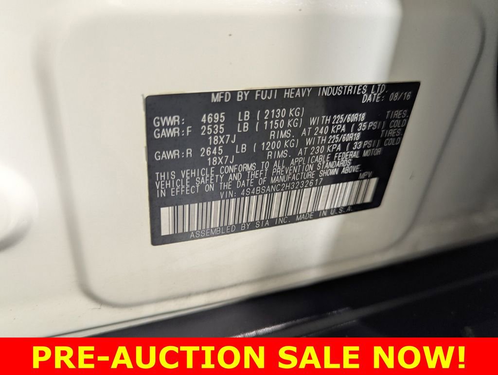 Used 2017 Subaru Outback 2.5i Limited AWD/4WD image 27