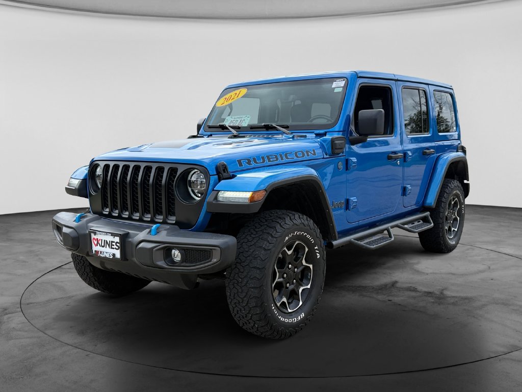 Used 2021 Jeep Wrangler Unlimited Rubicon 4xe w/ Cold Weather Group AWD/4WD image 4