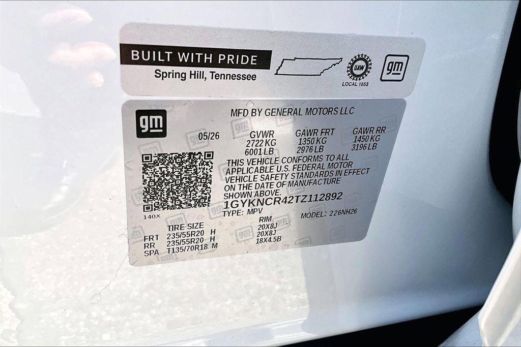 New 2026 Cadillac XT5 Premium Luxury w/ LPO, ONYX Package FWD image 19