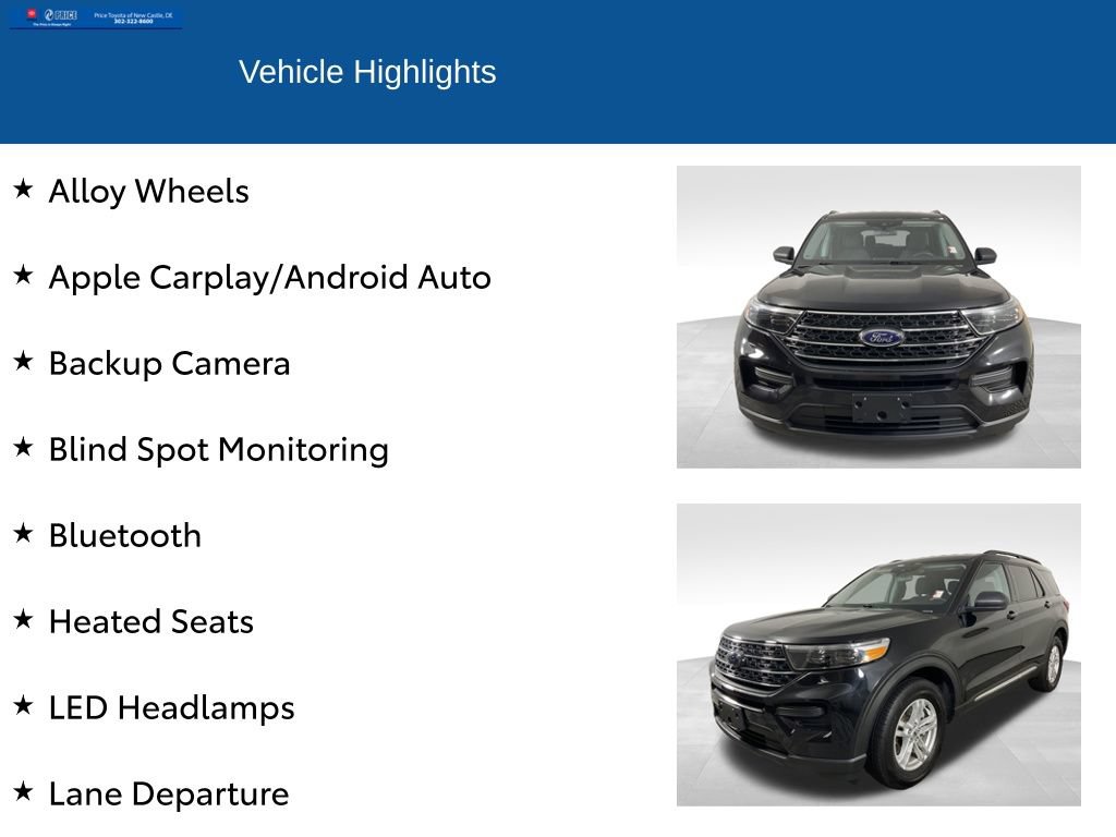 Used 2023 Ford Explorer XLT AWD/4WD image 2