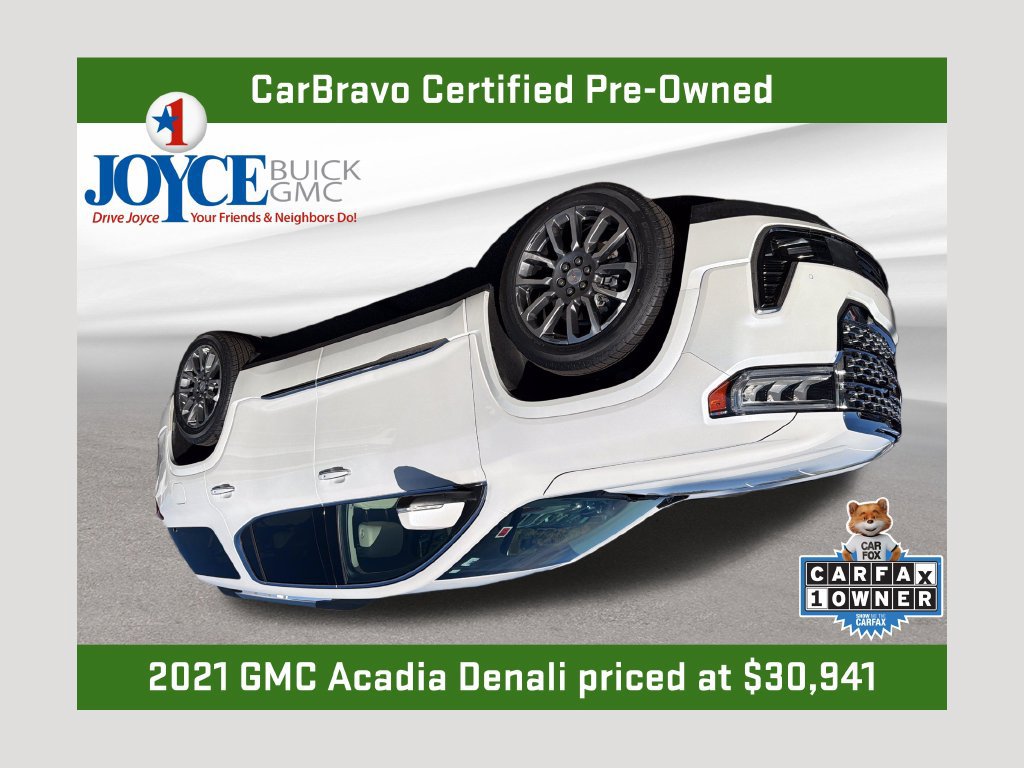 Certified 2021 GMC Acadia Denali w/ Denali Ultimate Package AWD/4WD 360° Tour