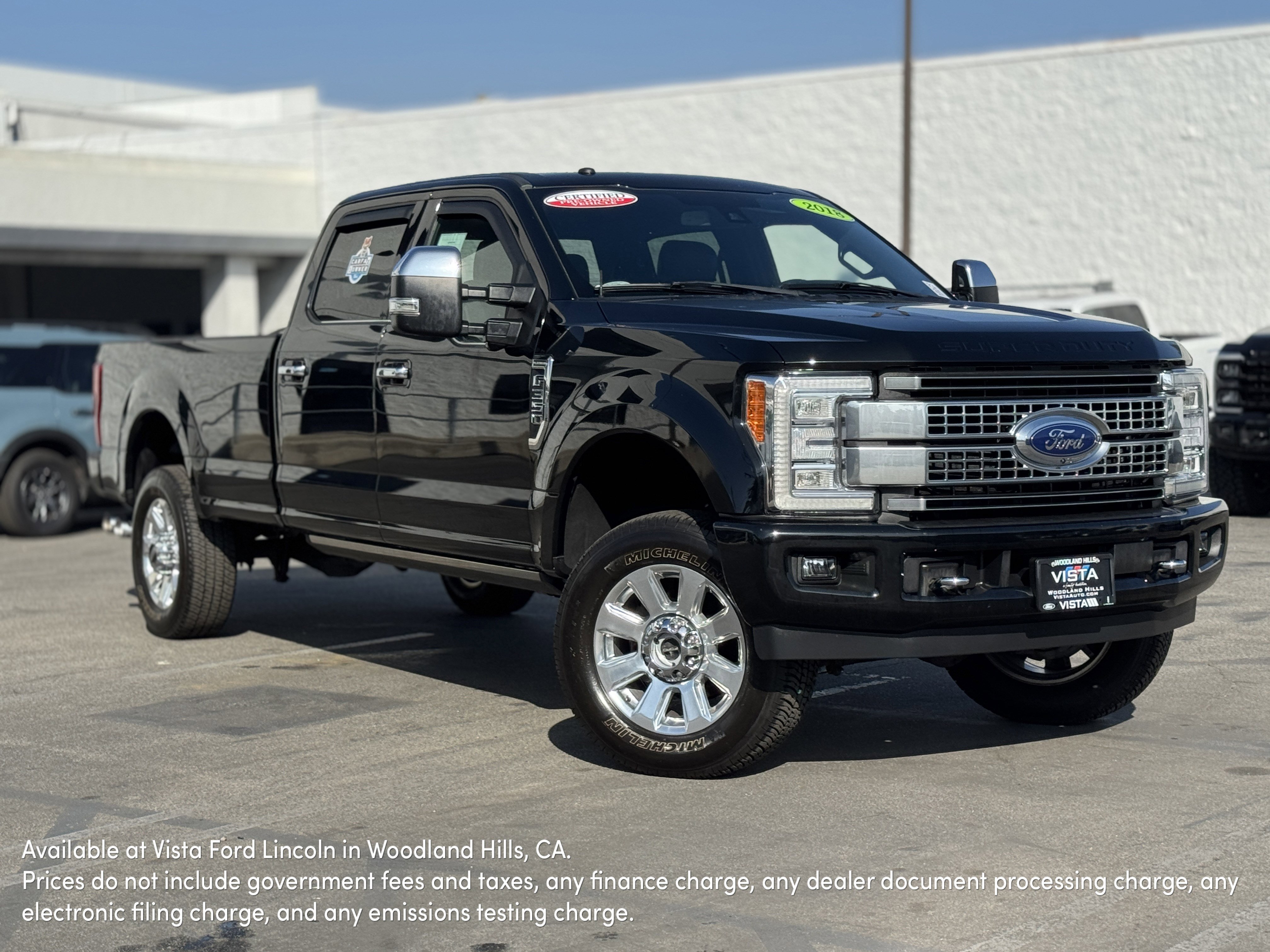 Used 2018 Ford F350 Platinum w/ Platinum Ultimate Package