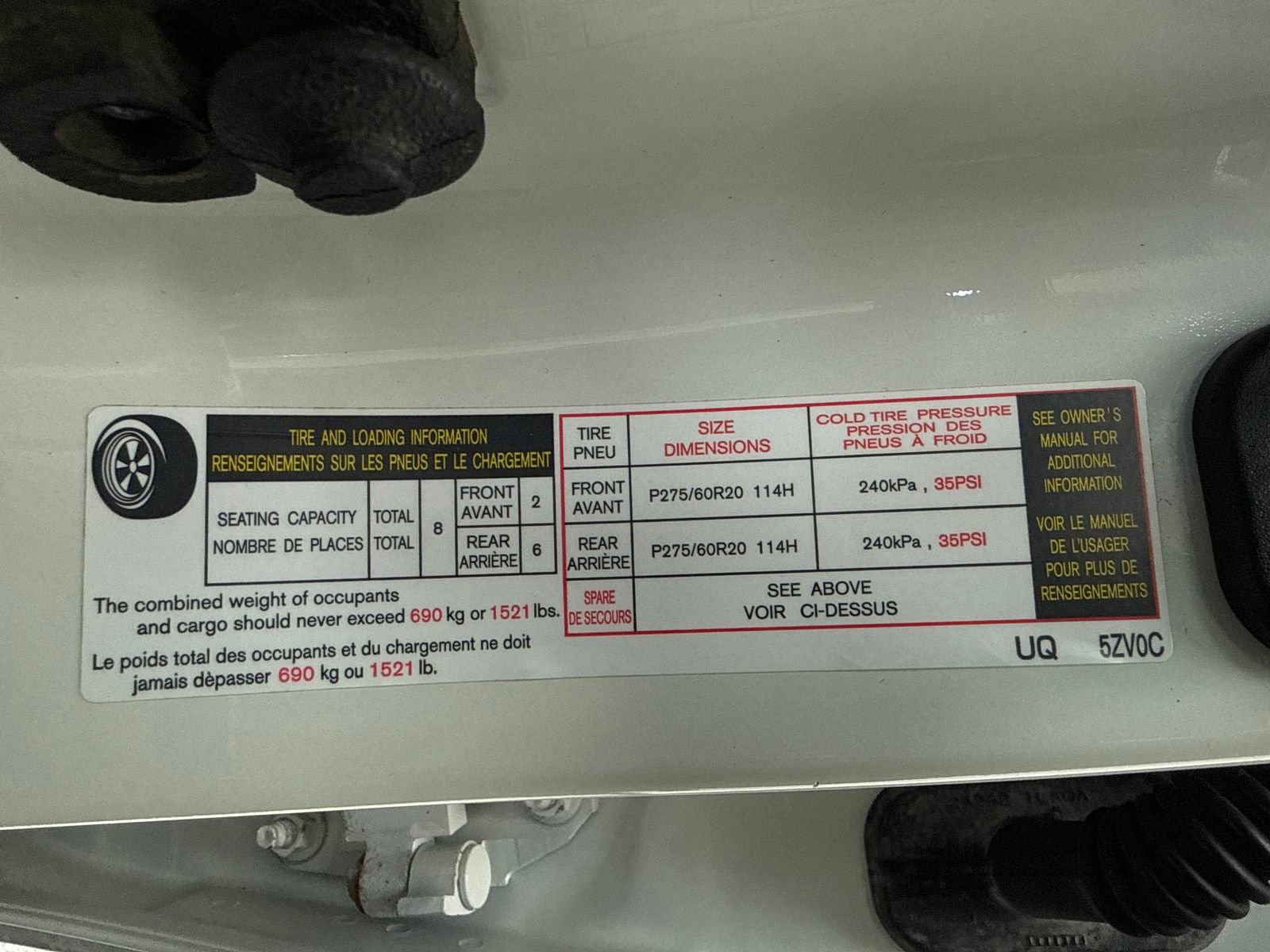 Used 2017 Nissan Armada Platinum w/ Interior Lighting Package image 54