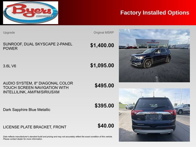 Used 2017 GMC Acadia SLT FWD image 10