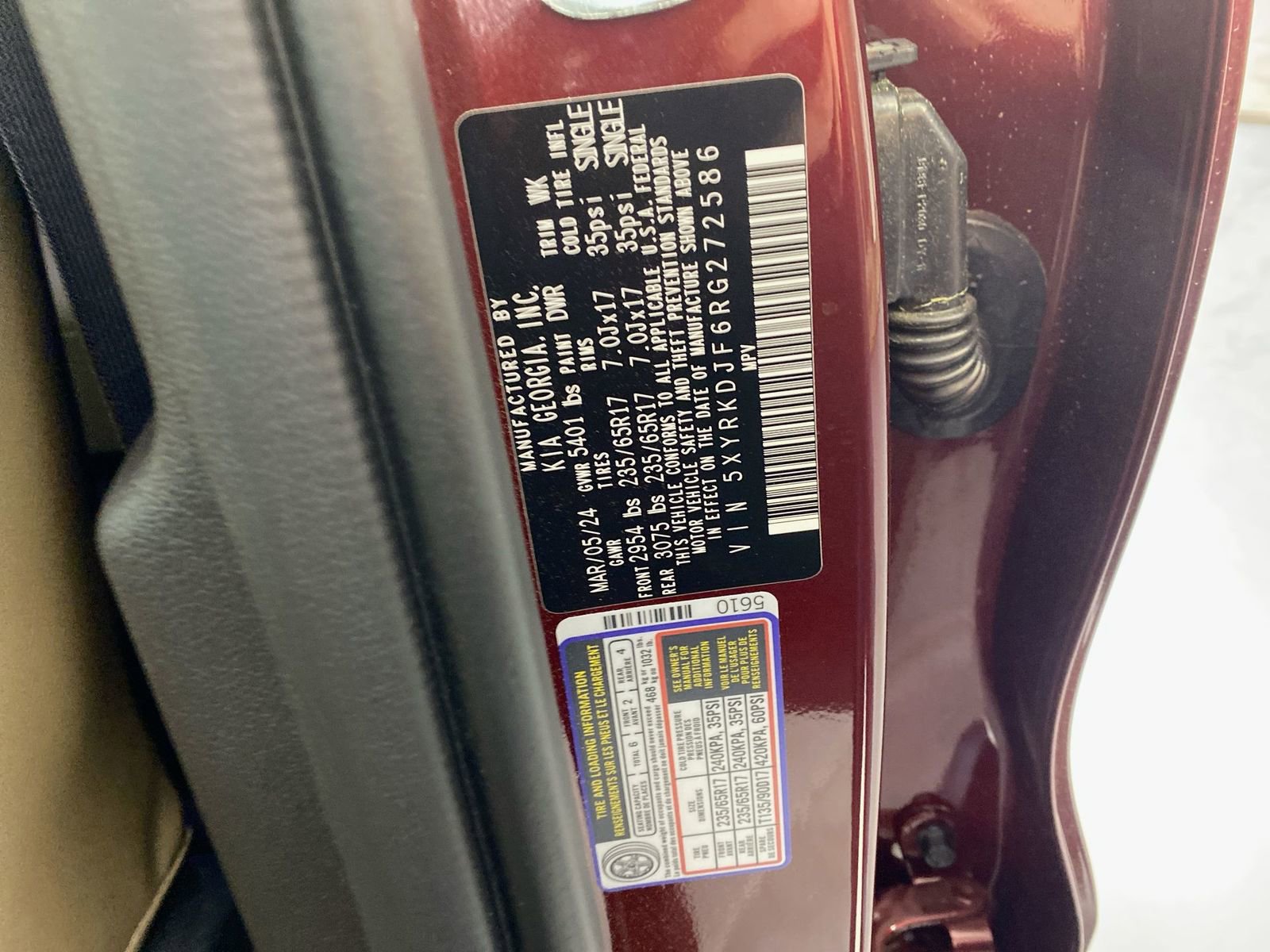 Used 2024 Kia Sorento SX Prestige w/ Olive Brown Leather Package image 42