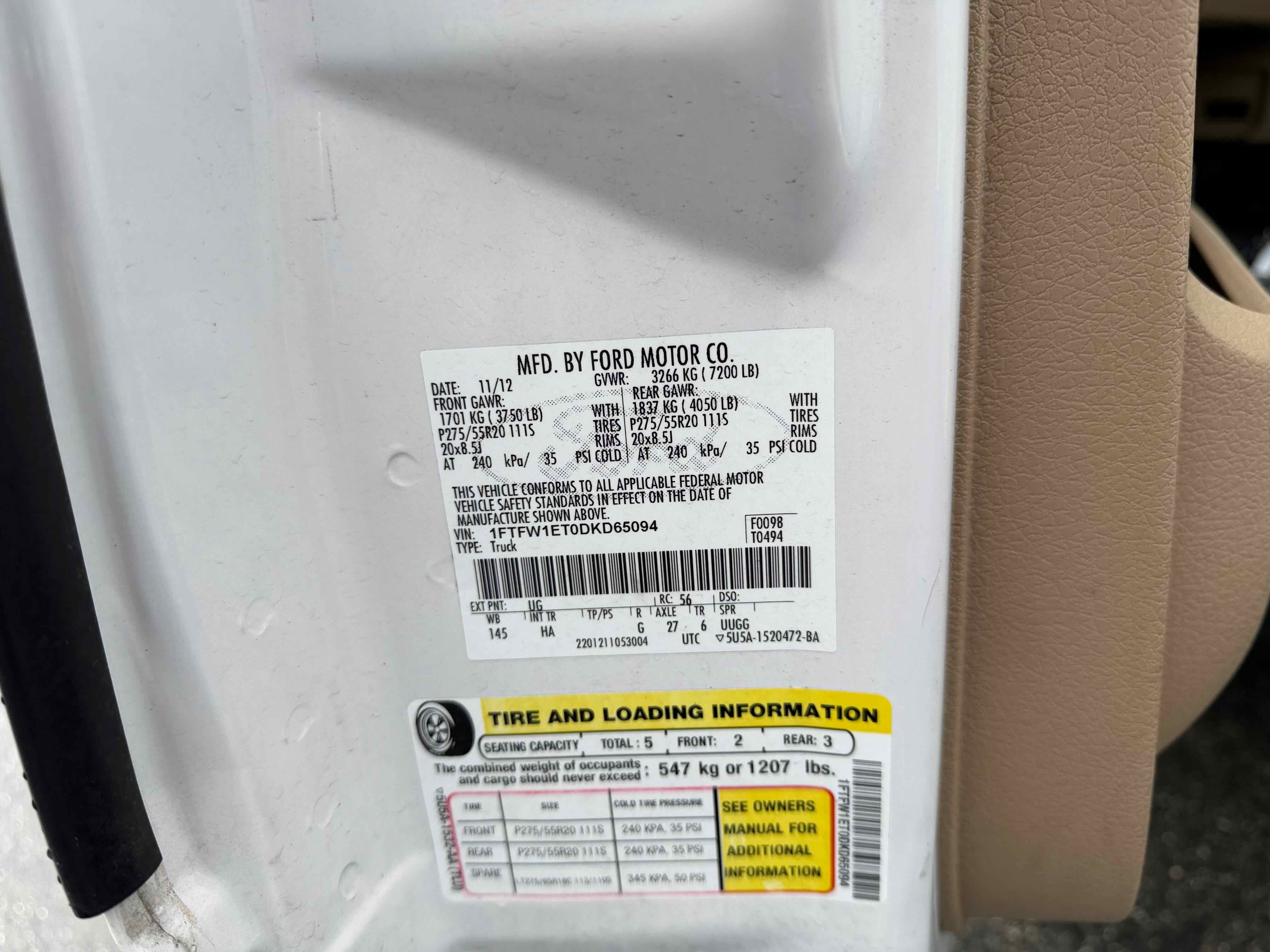 Used 2013 Ford F150 Lariat w/ Luxury Equipment Group image 35