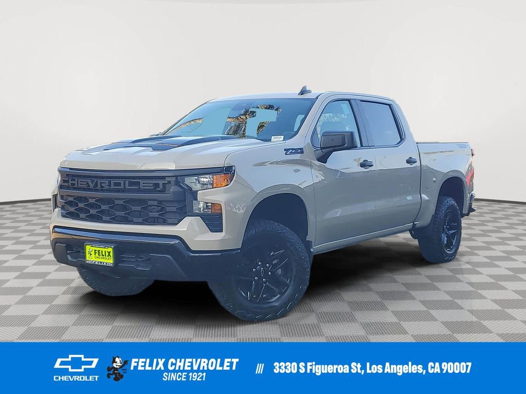 New 2026 Chevrolet Silverado 1500 Custom Trail Boss w/ Dark Appearance Package image 1