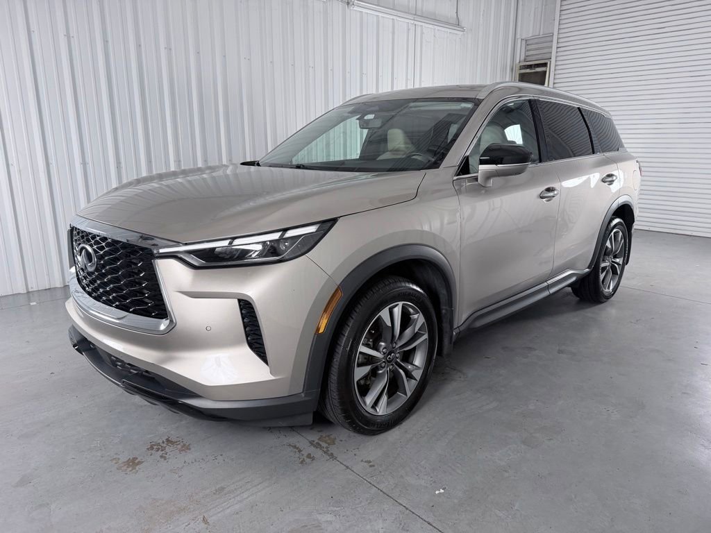 Certified 2023 INFINITI QX60 Luxe w/ Cargo Package FWD video 1