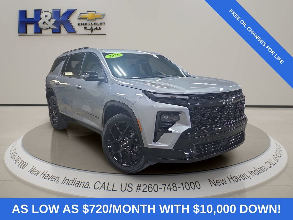 New 2026 Chevrolet Traverse RS