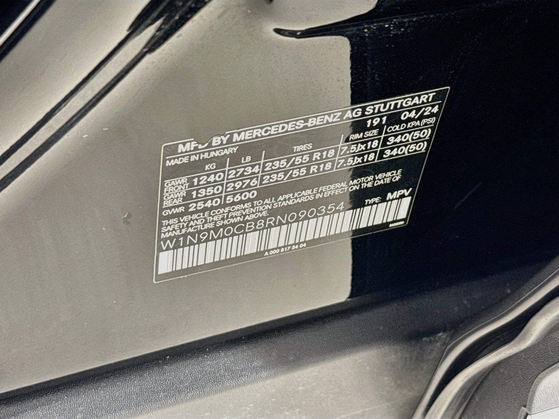Certified 2024 Mercedes-Benz EQB 250+ image 34
