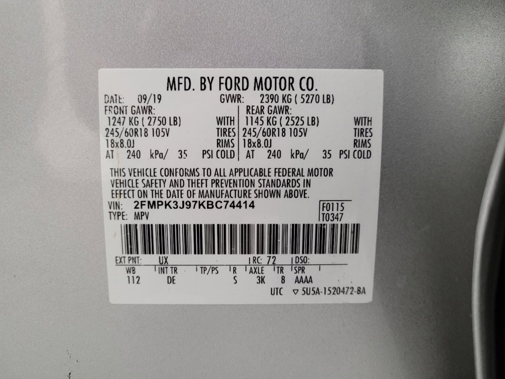 Used 2019 Ford Edge SEL FWD image 33