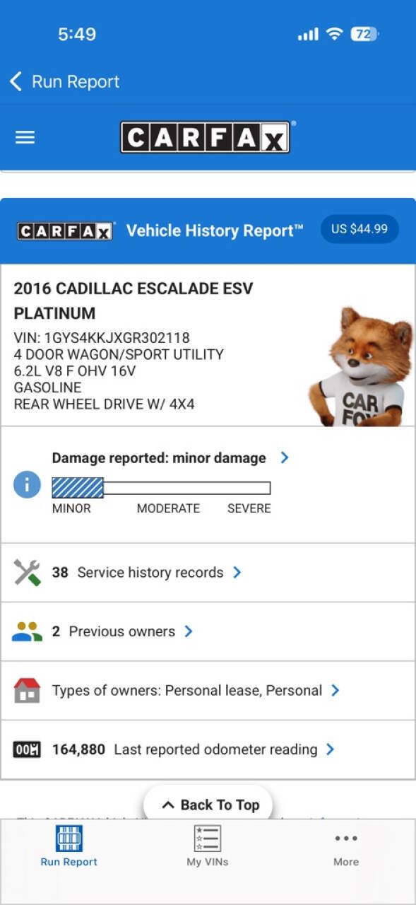 Used 2016 Cadillac Escalade ESV Platinum AWD/4WD image 43