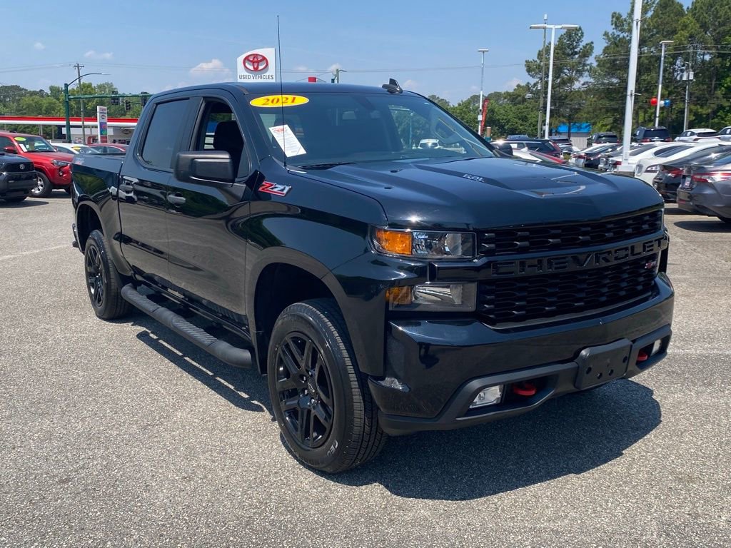 Used 2021 Chevrolet Silverado 1500 Custom Trail Boss AWD/4WD image 1
