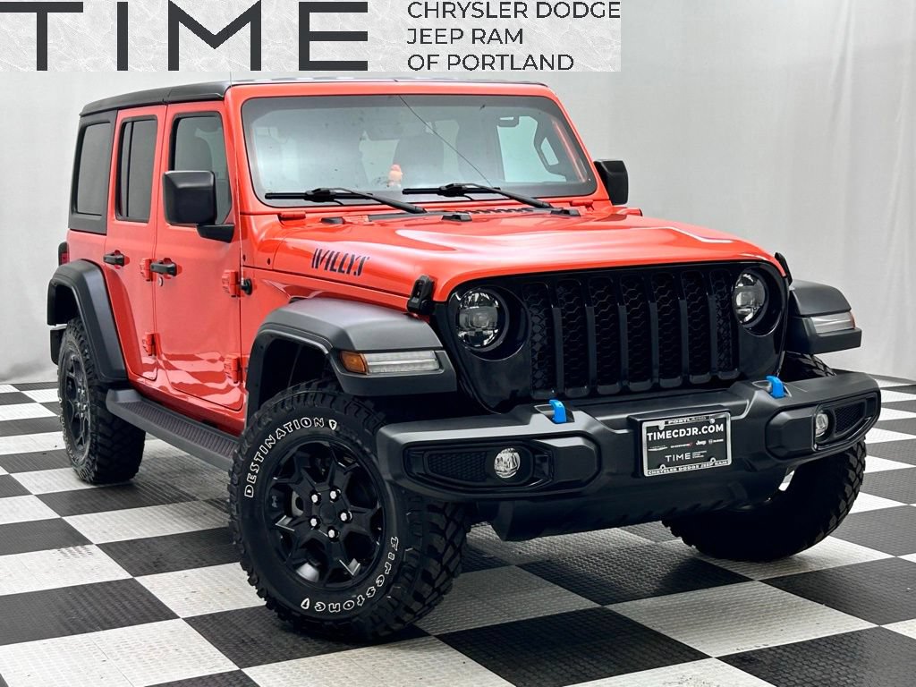 Certified 2023 Jeep Wrangler Unlimited w/ Cold Weather Group AWD/4WD image 1