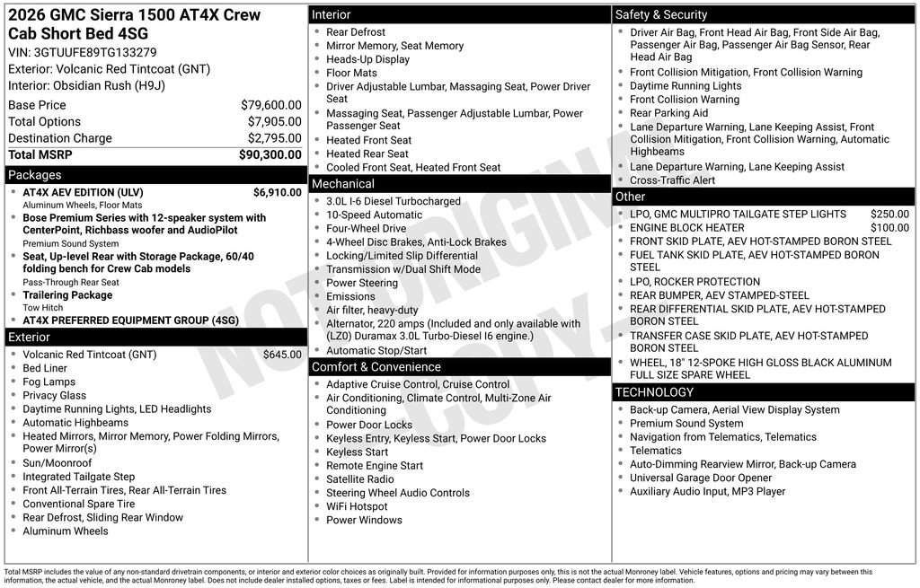 Used 2026 GMC Sierra 1500 AT4X w/ AT4X AEV Edition image 11