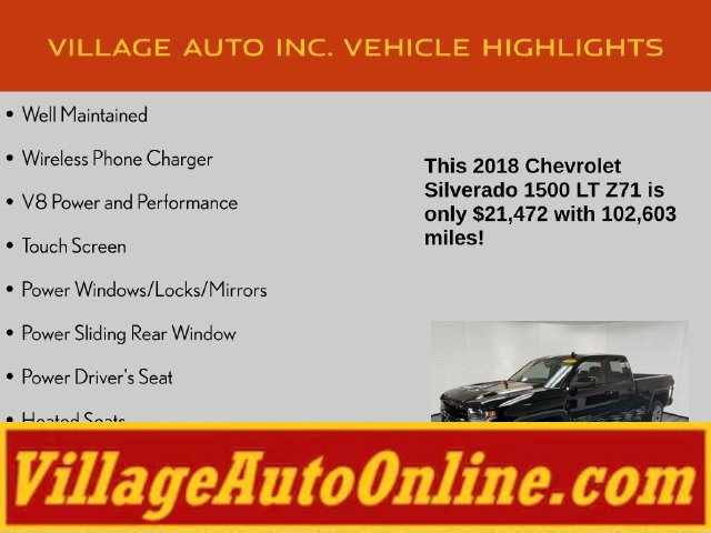 Used 2018 Chevrolet Silverado 1500 LT w/ All Star Edition AWD/4WD image 8