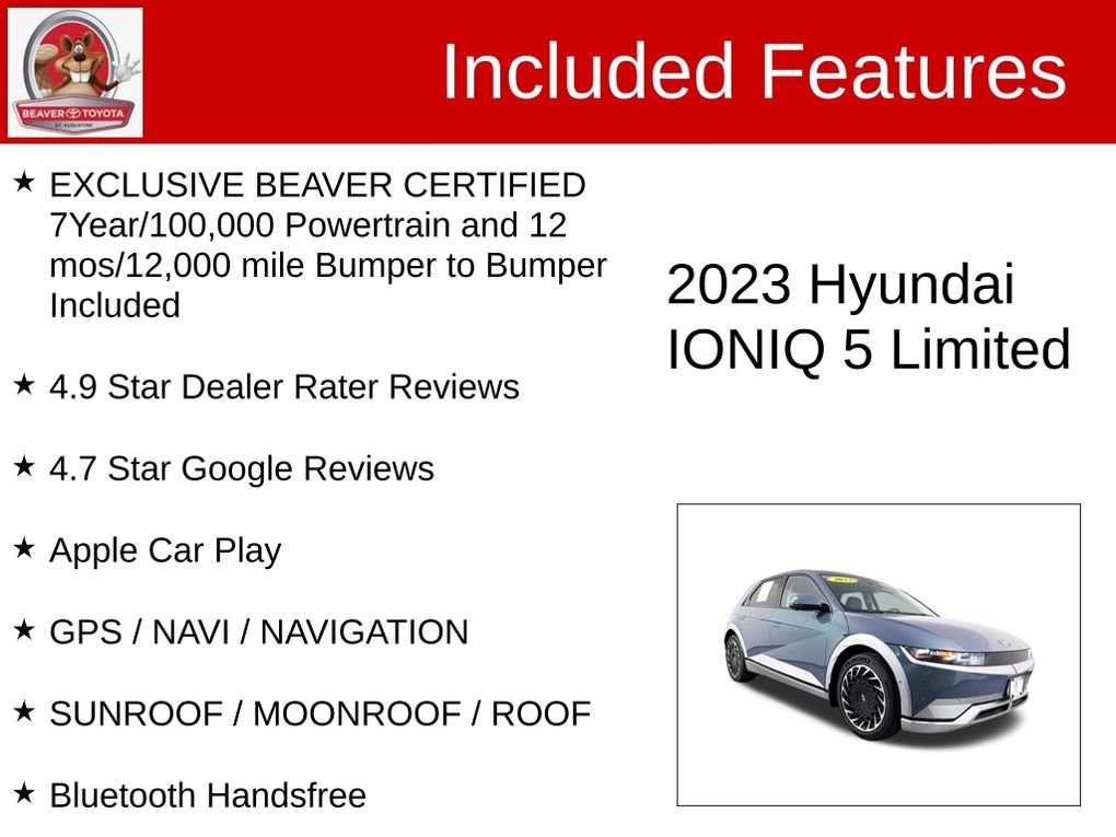 Used 2023 Hyundai Ioniq 5 Limited w/ Cargo Package AWD/4WD image 4