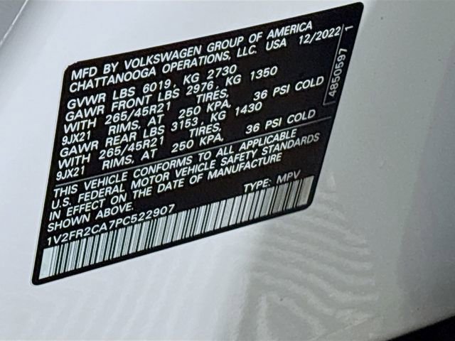 Used 2023 Volkswagen Atlas SEL Premium image 36
