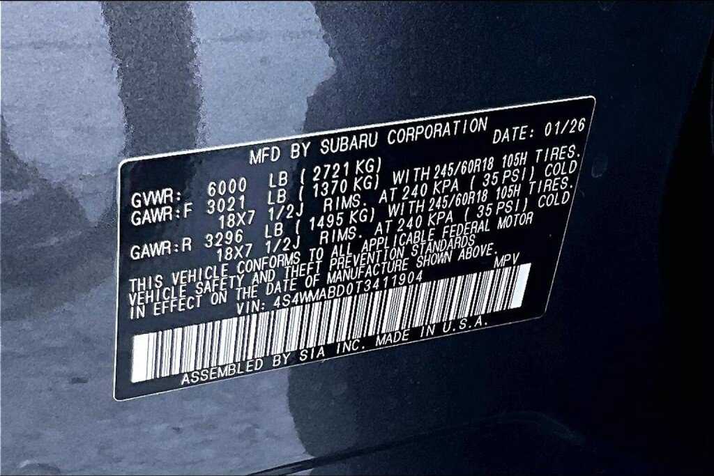 Certified 2026 Subaru Ascent Premium AWD/4WD image 20