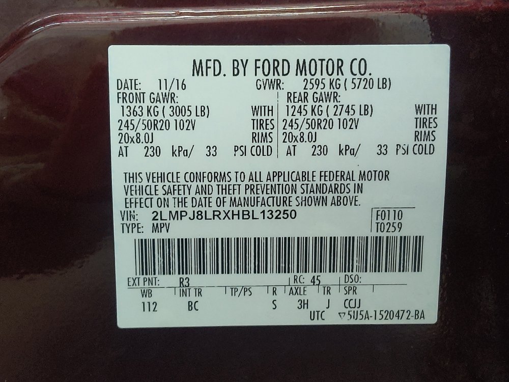 Used 2017 Lincoln MKX Reserve w/ Lincoln MKX Climate Package image 33