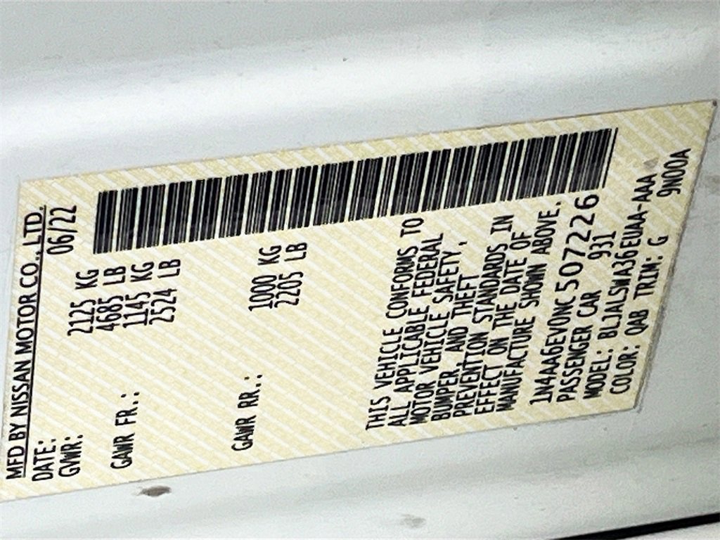 Used 2022 Nissan Maxima SR w/ Sport Mat Group image 33