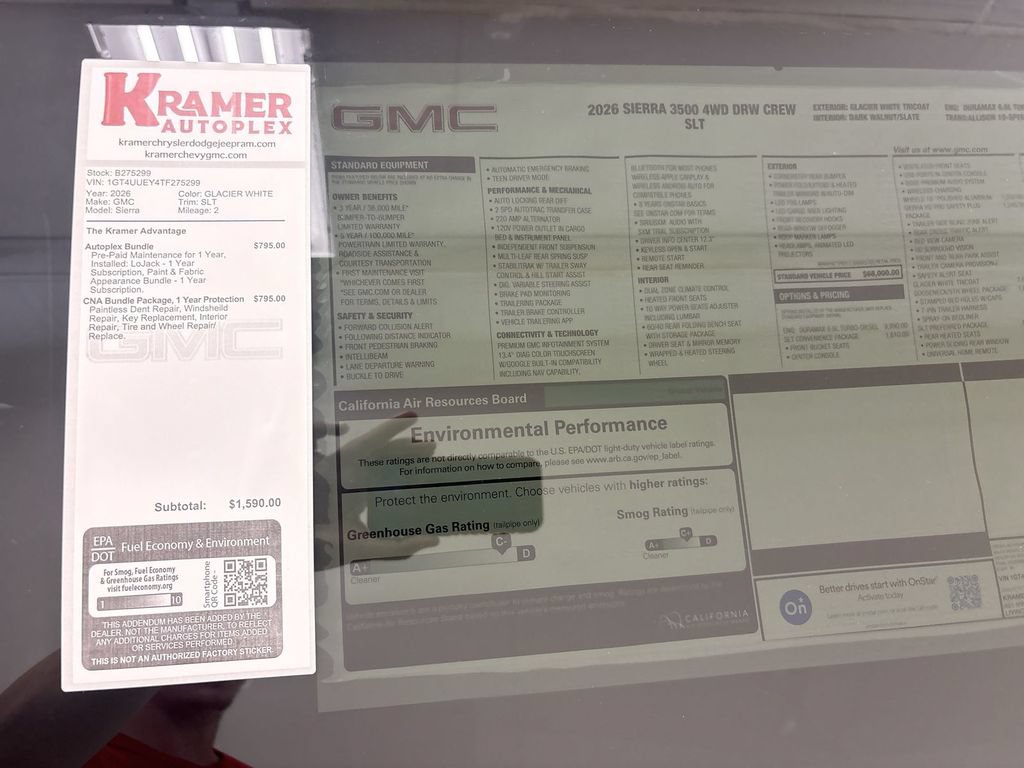New 2026 GMC Sierra 3500 SLT w/ SLT Convenience Package AWD/4WD image 35