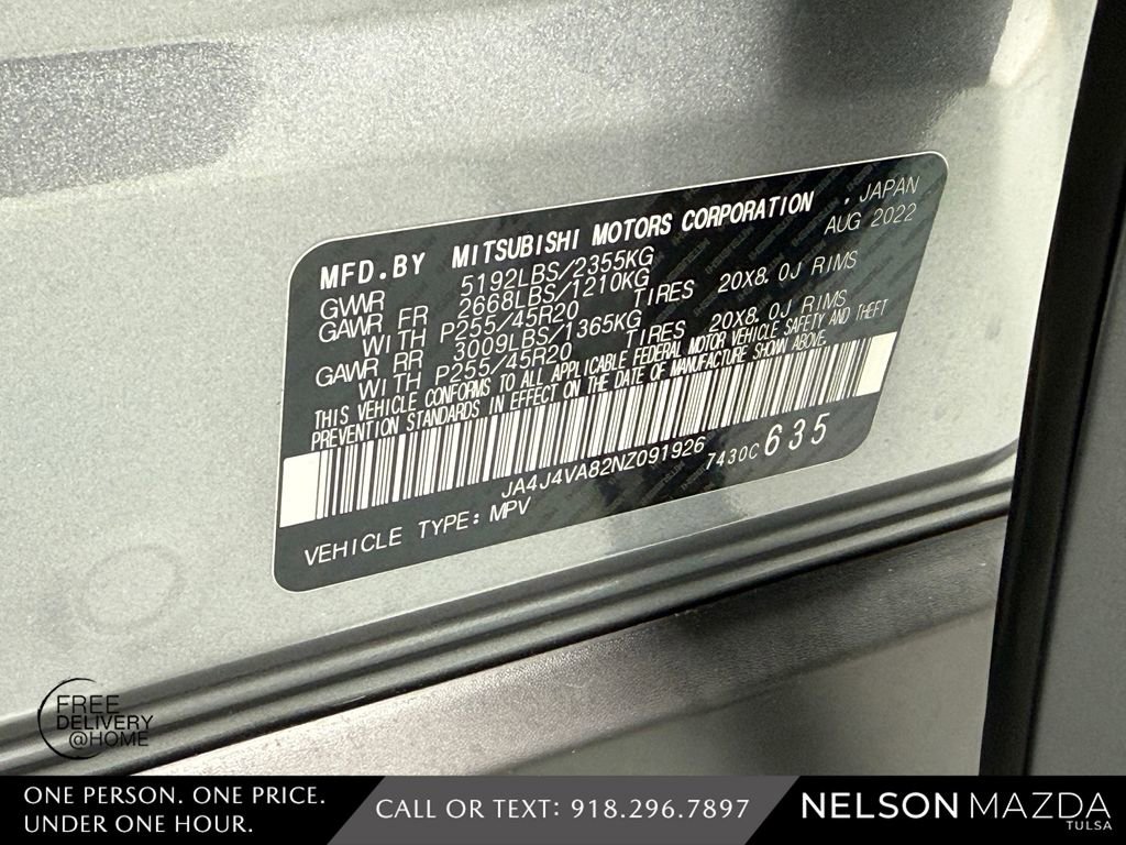 Used 2022 Mitsubishi Outlander SEL AWD/4WD image 61