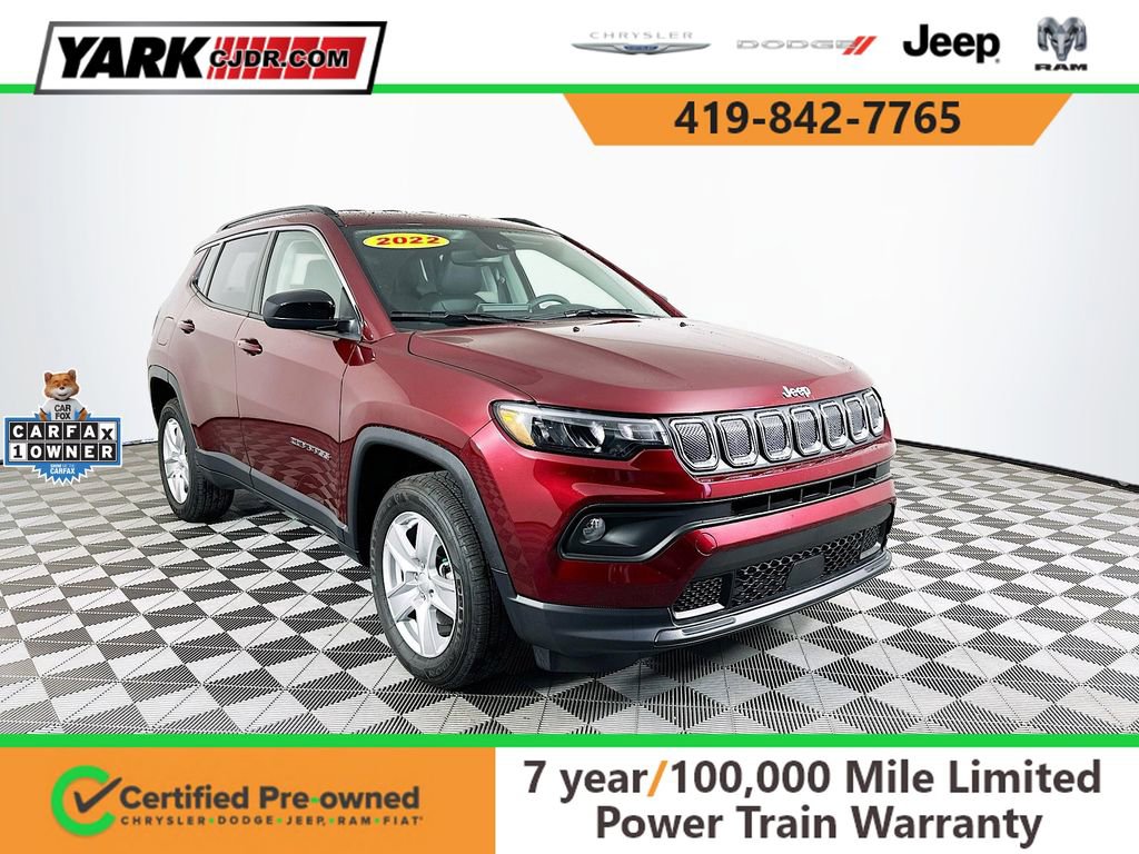 Certified 2022 Jeep Compass Latitude image 1