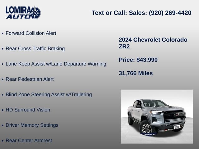 Used 2024 Chevrolet Colorado ZR2 w/ ZR2 Convenience Package III AWD/4WD image 39