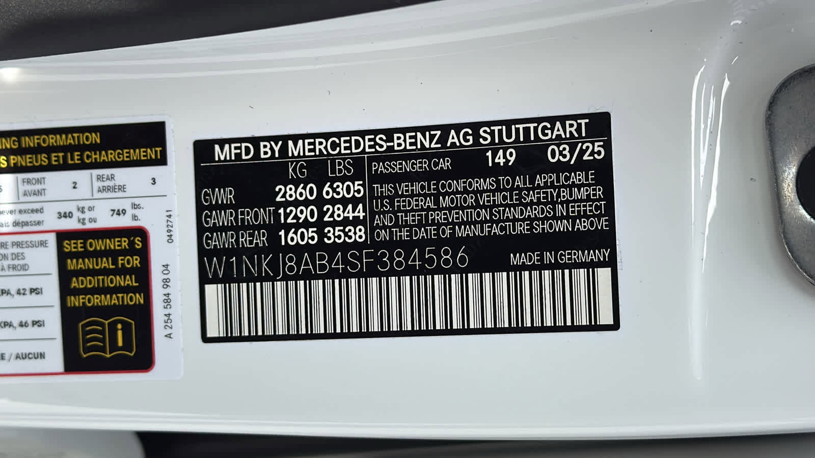 New 2025 Mercedes-Benz GLC 63 AMG S image 16