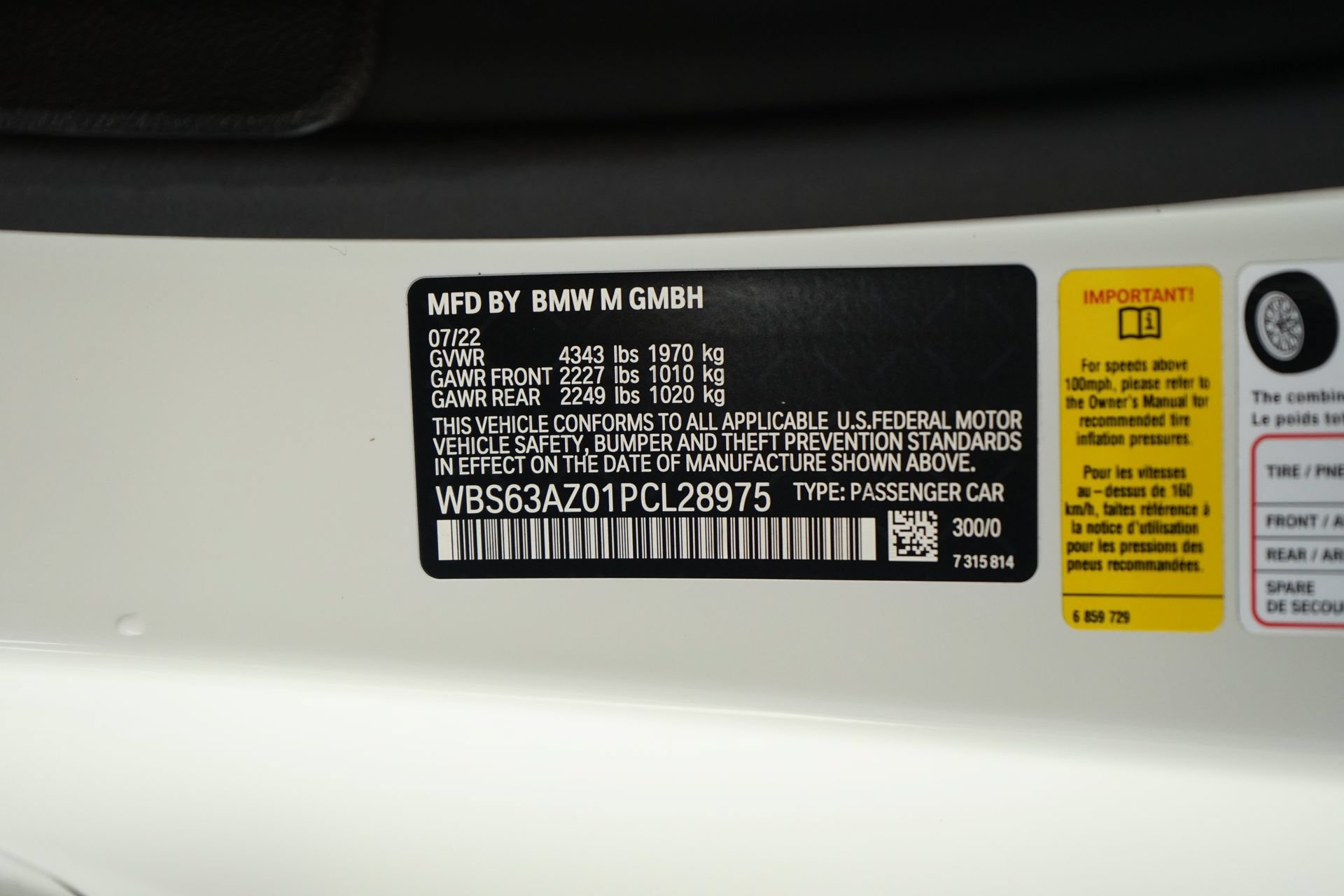 Used 2023 BMW M4 CSL RWD image 39