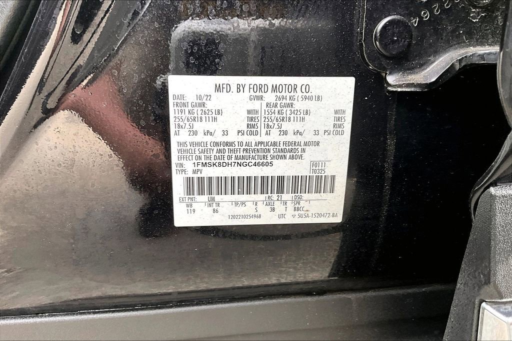 Used 2022 Ford Explorer XLT image 37