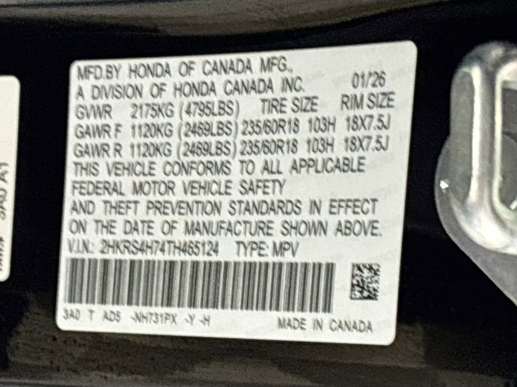 New 2026 Honda CR-V EX-L image 25