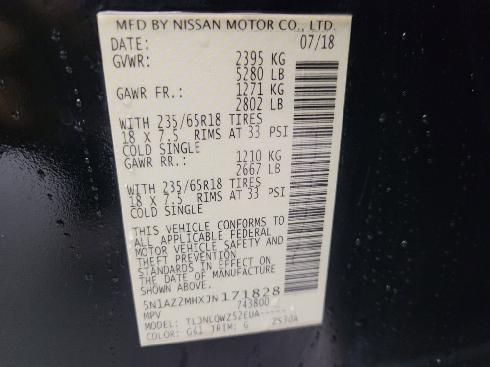 Used 2018 Nissan Murano SV image 33