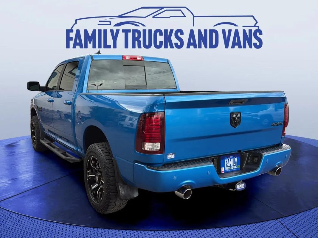 Used 2018 RAM 1500 Sport w/ Hydro Blue Sport Package AWD/4WD image 3