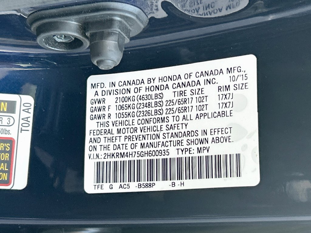 Used 2016 Honda CR-V EX-L image 34