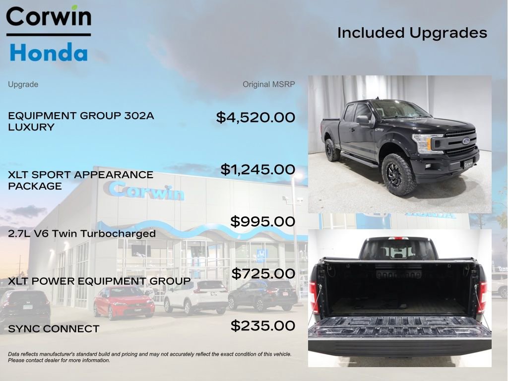 Used 2018 Ford F150 XLT w/ Equipment Group 302A Luxury AWD/4WD image 4