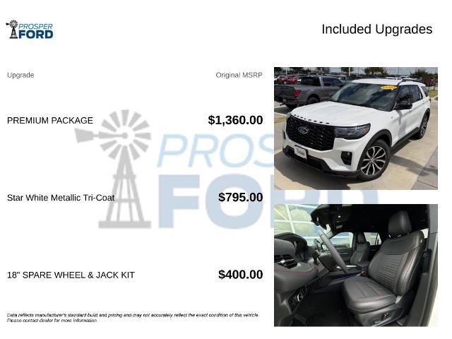 New 2026 Ford Explorer ST-Line w/ Premium Package RWD image 32
