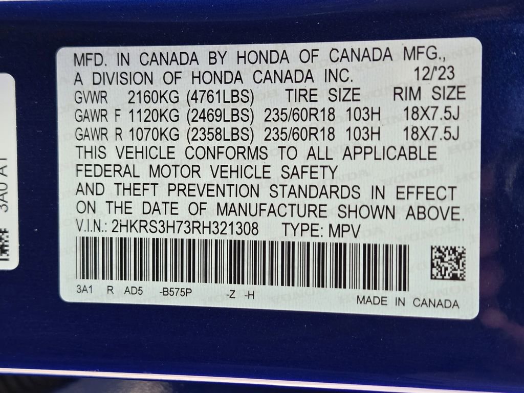 Certified 2024 Honda CR-V EX-L image 33