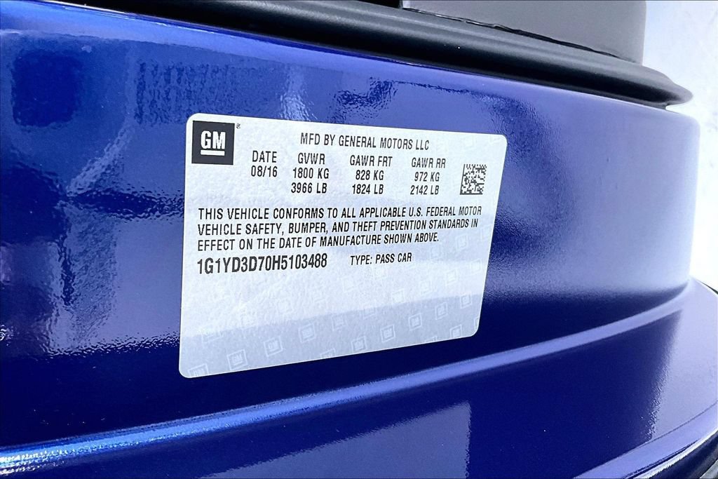 Used 2017 Chevrolet Corvette Stingray Convertible w/ 2LT Preferred Equipment Group RWD image 30