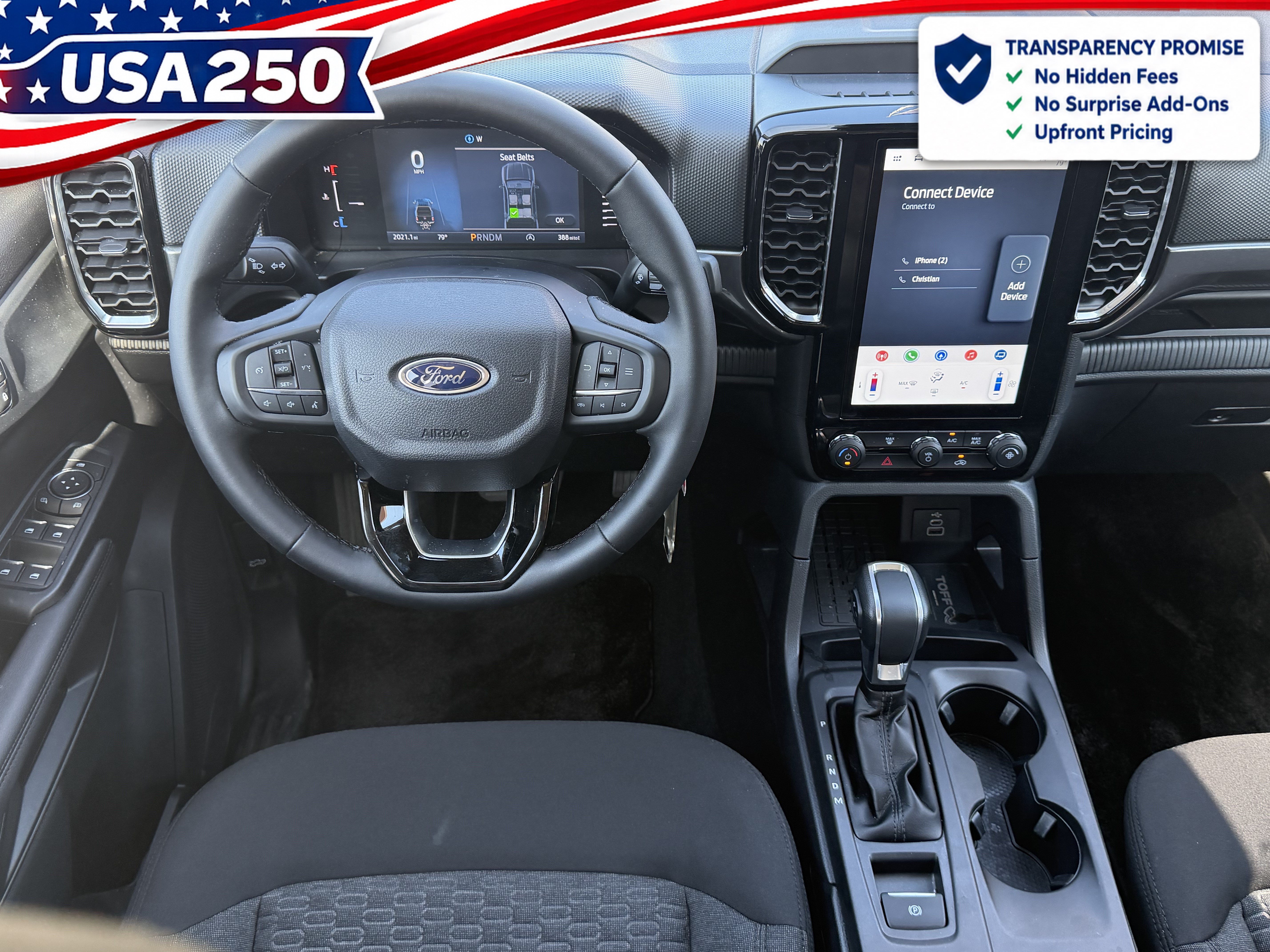 New 2026 Ford Ranger XLT w/ Black Appearance Package RWD image 12