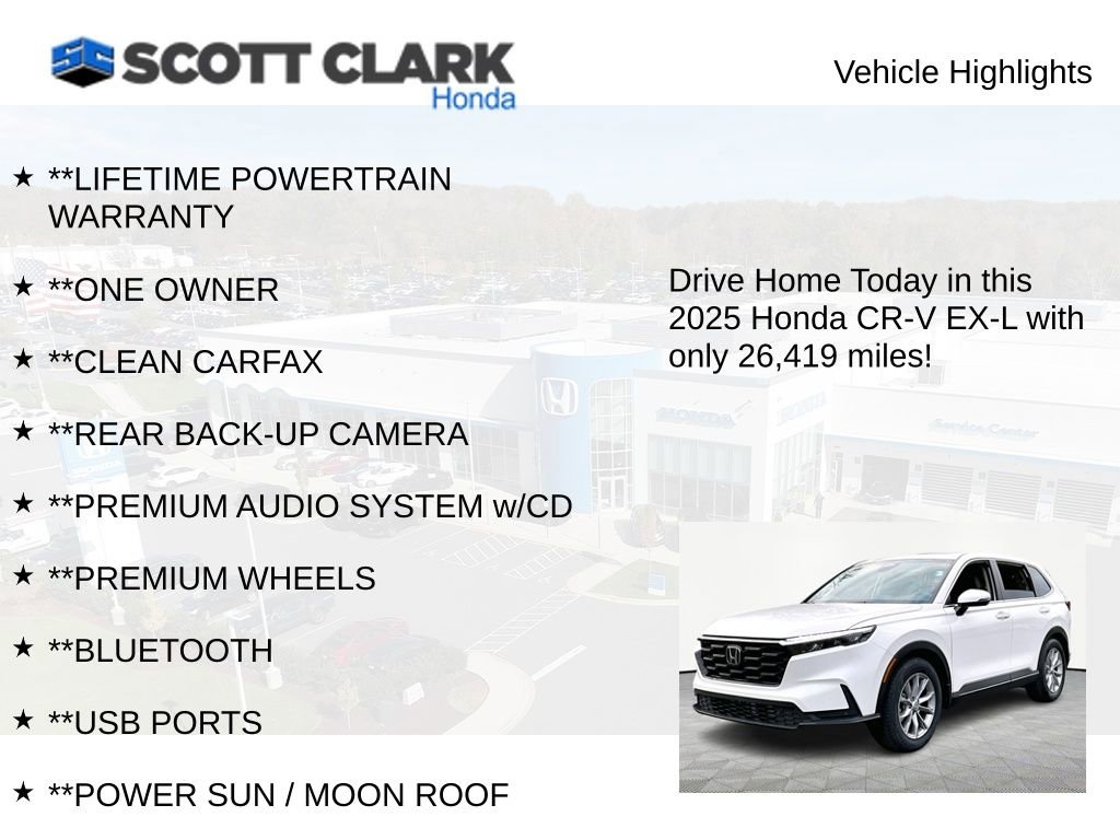 Used 2025 Honda CR-V EX-L image 11