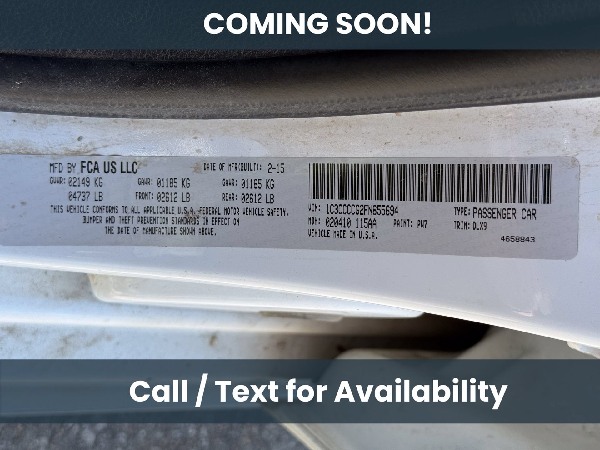 Used 2015 Chrysler 200 C w/ Navigation & Sound Group I FWD image 10