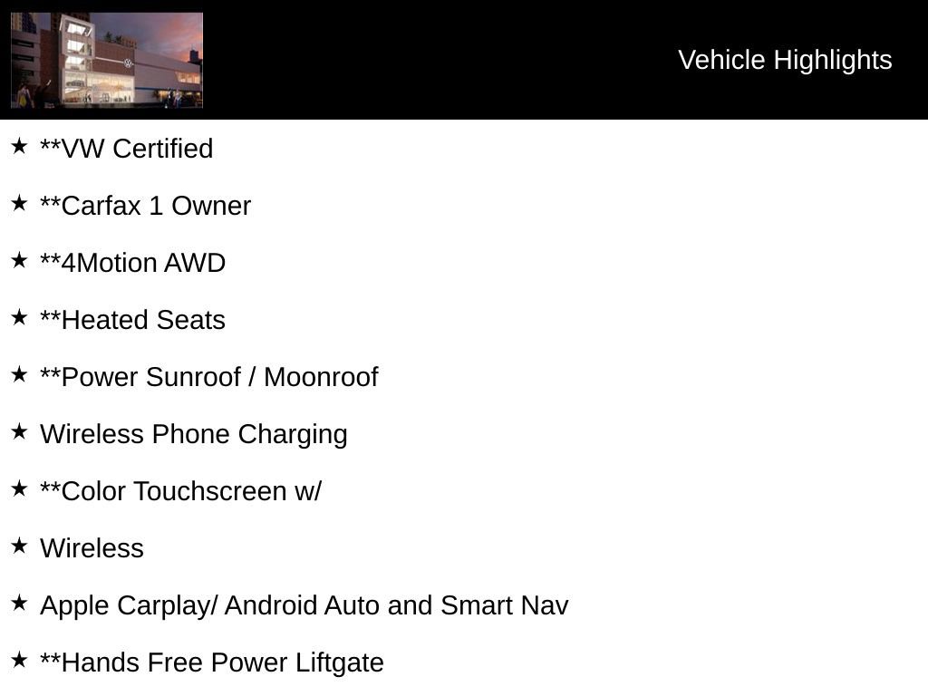 Certified 2023 Volkswagen Atlas SE w/ Panoramic Sunroof Package AWD/4WD image 12