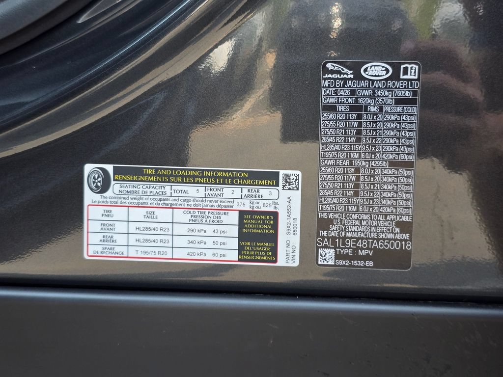New 2026 Land Rover Range Rover Sport Dynamic SE AWD/4WD image 37