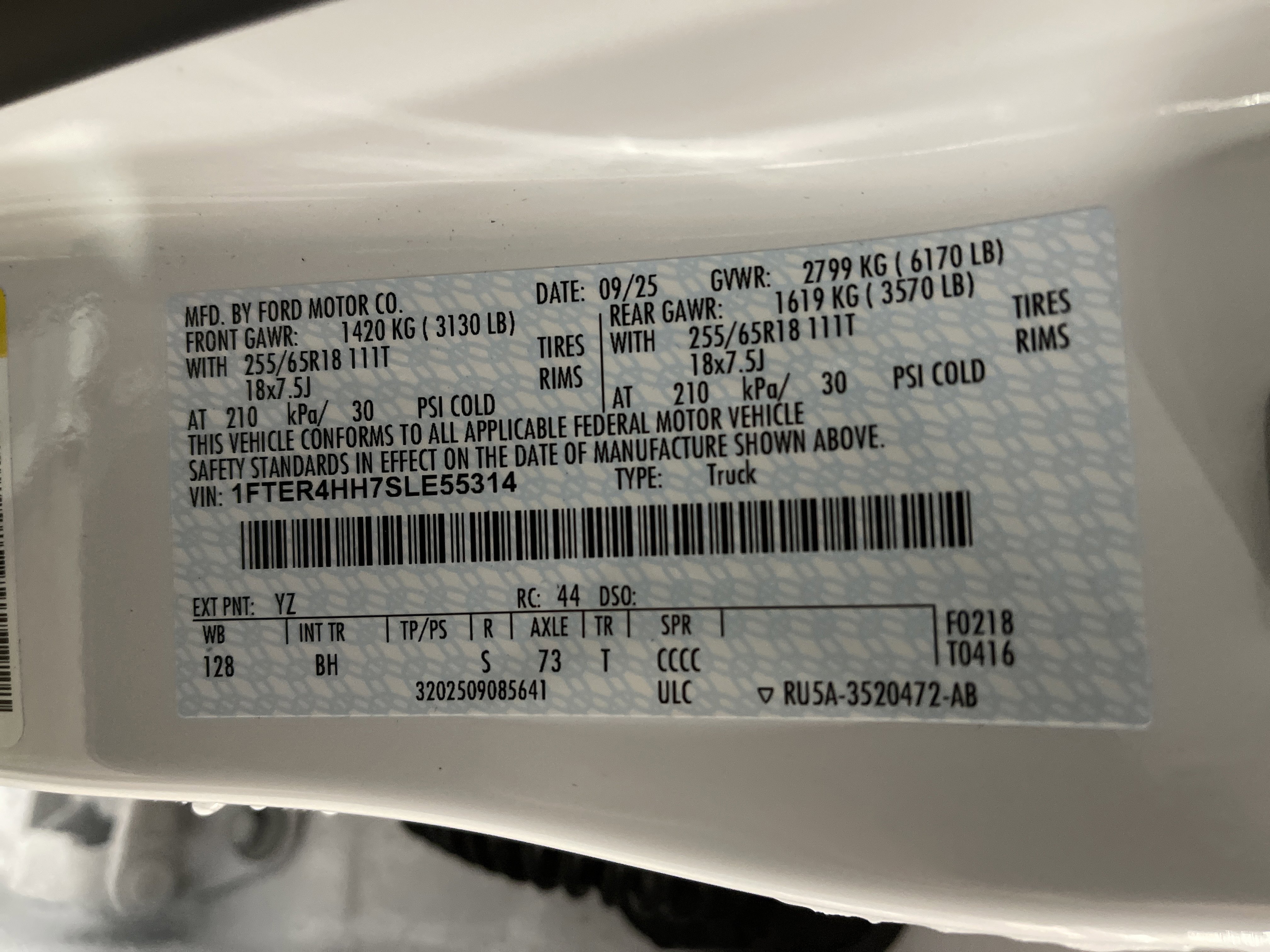 New 2025 Ford Ranger XLT image 28