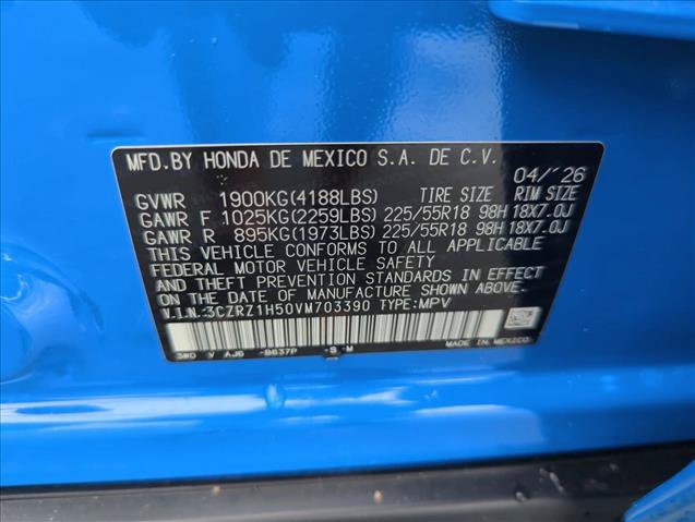 Certified 2027 Honda HR-V Sport image 23